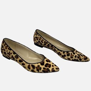 Marc Fisher Calf Hair Animal Print Loafers Womens size 6